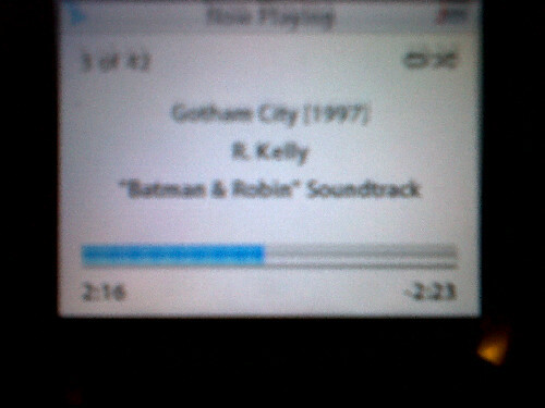iPod Classic&rsquo;s 90s playlist when I feel down