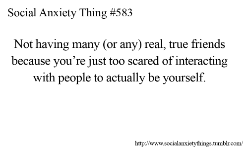 Social Anxiety Things