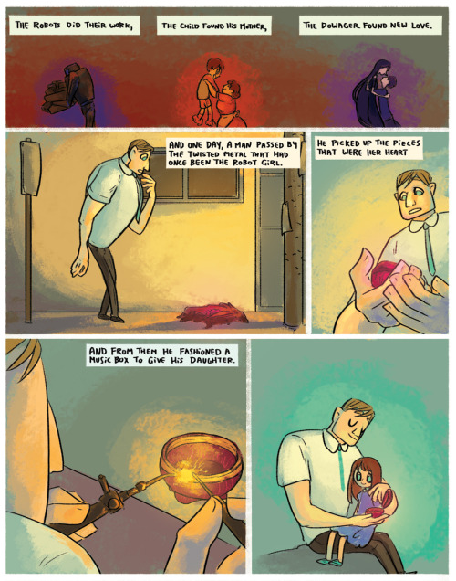 isthatwhatyoumistletoe: the little robot girl you can see larger images of the pages here