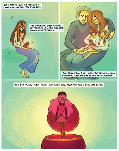 isthatwhatyoumistletoe: the little robot girl you can see larger images of the pages here