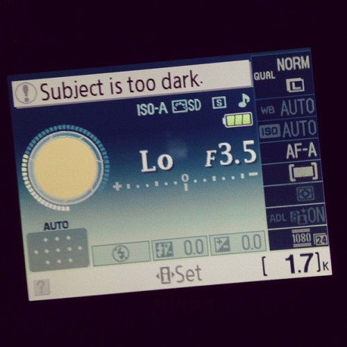 There’s a low of 35, Sunny as well.  (Taken with instagram)