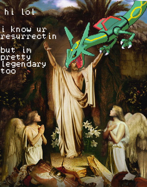 poke-problems: interrupting rayquaza: the photoset.