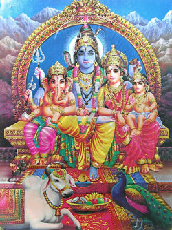 a-l-i-e-n-s:  Shiva, Parvati, Ganesh and Kartikeya 