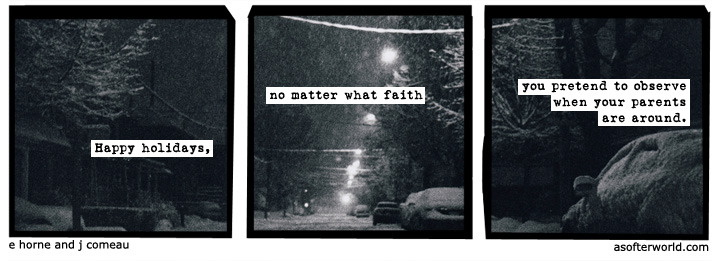 softerworld:  A Softer World: 752 (We all disappoint.) 