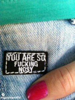 A patch on my pants. Lol