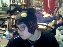 Oh hey, I found the Heartless Hat I made,