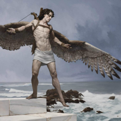 Study for Triumph of Icarus by Bryan Larsen