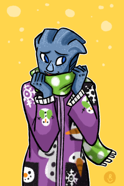 robotverveart:  THAT’S A WARM GODDAMN SWEATER YOU HAVE THERE LIARA 