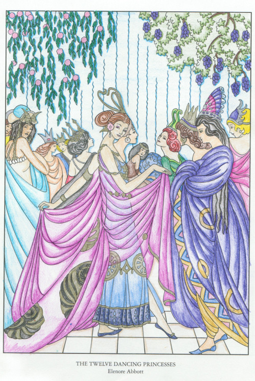 More pictures I coloured. This set is the fairy tales: Beauty and the Beast, Cinderella, Hansel and 