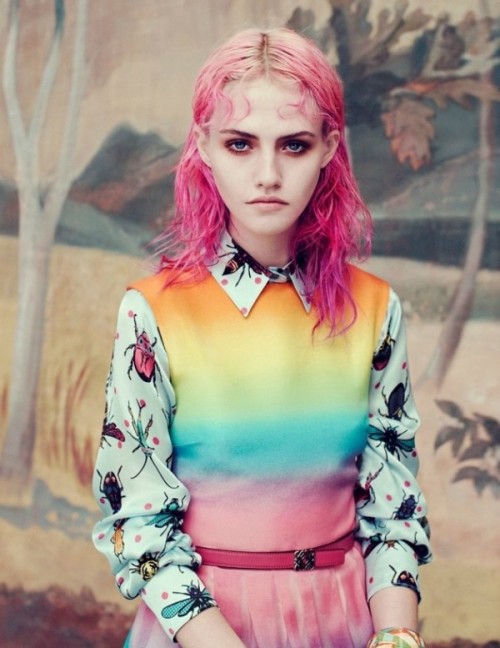 wgsncolourarchive: Charlotte Free by Elena Rendina for Wonderland November/December 2011