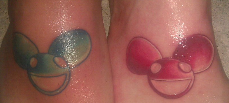 benjoi92:  Me and my buddy got mau5 tattoos :3      wow nice