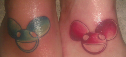 benjoi92:  Me and my buddy got mau5 tattoos