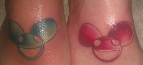 benjoi92:  Me and my buddy got mau5 tattoos :3      wow nice