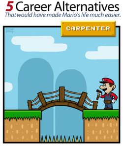 insanelygaming:  5 Career Alternatives That Would of Made Mario’s Life Much Easier 