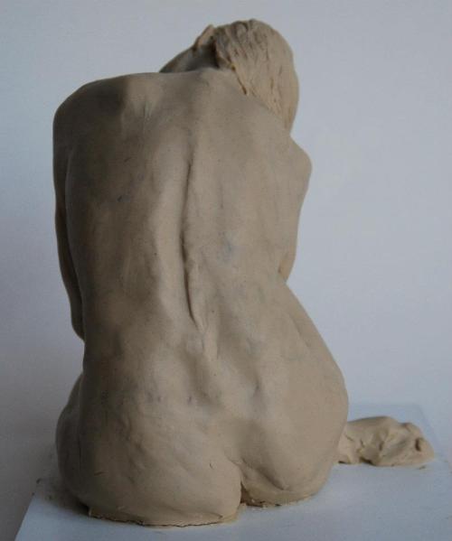 brookelynne:  Brooke Lynne | Deb Zeller Sculpture from a 2 hour pose. 