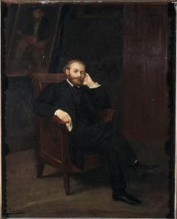 loquaciousconnoisseur:  Alphonse Legros Portrait