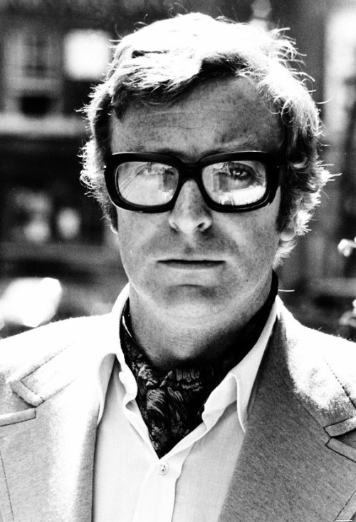 Michael Caine in glasses