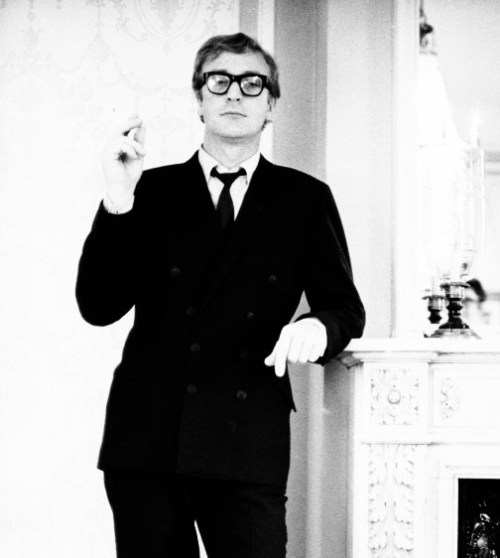 Michael Caine in glasses