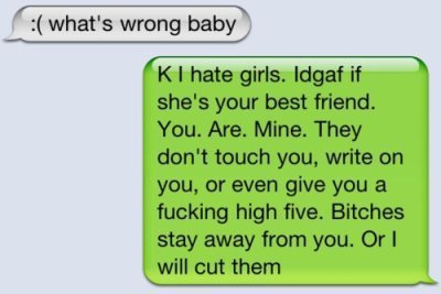 omgyadiel:  thats how i like my girl to be ;] that shows that she caress! 