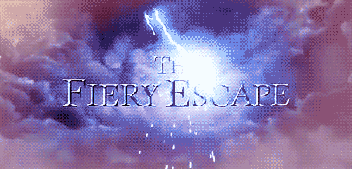  The Fiery Escape of Draco, Blaise, Harry, Ron and Hermione from the Room of Requirement