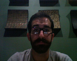 Trimmed down the beard, but not the moustache.