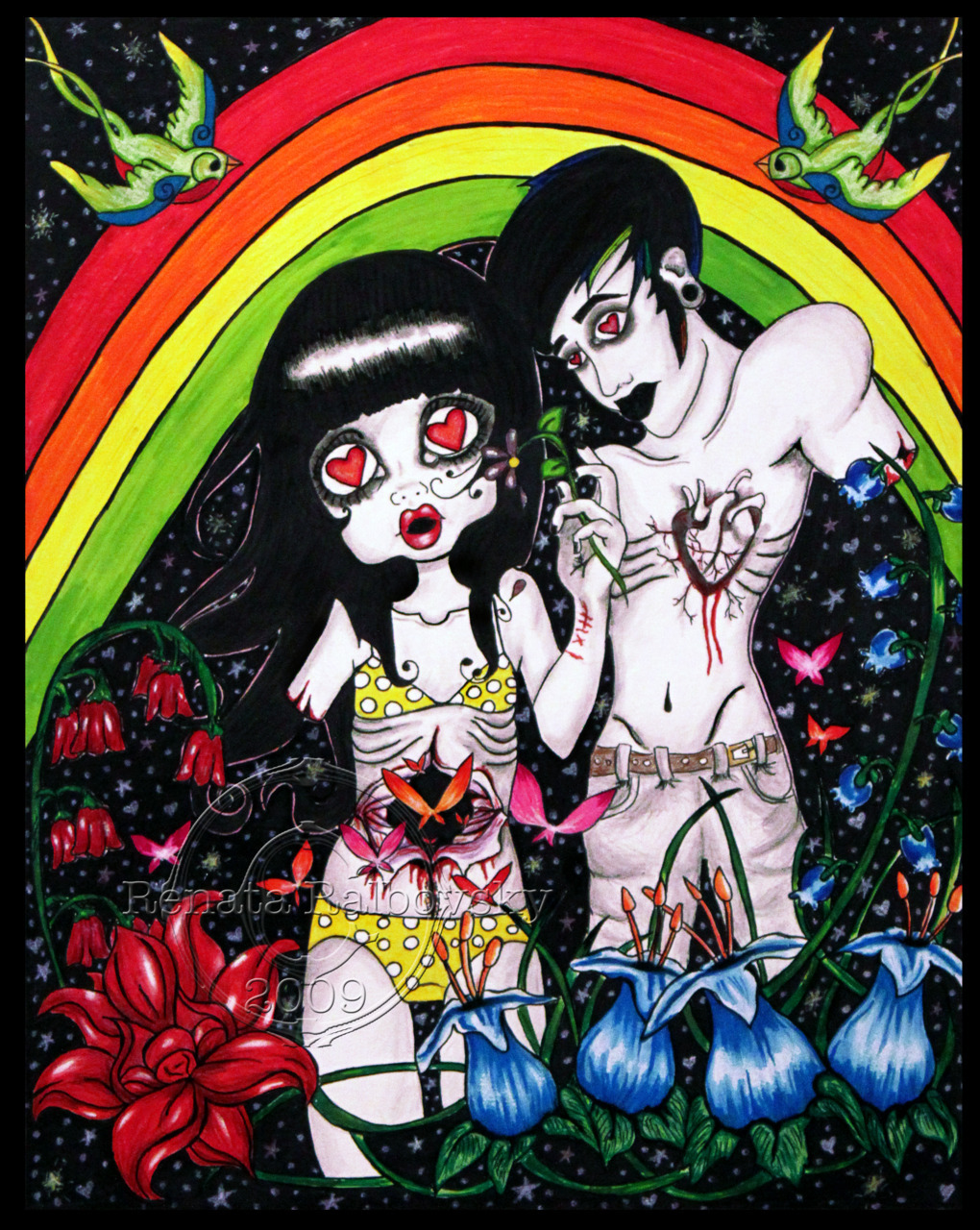 psychoren:  Art On Sale! All of the above originals are on sale. I have too much