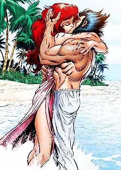 Porn  Couples of X Jean Grey and Wolverine  photos