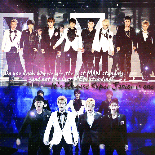 haehyukyumin:   “Do you know why we are the last MAN standing and not the last