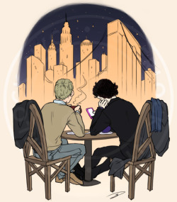 The other shirt design I did for Sherlock NYC! Ordering info here: http://www.sherlocknyc.com/?p=464