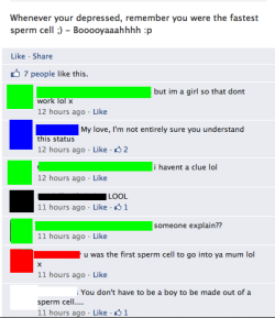 These people don’t understand sexual reproduction.  