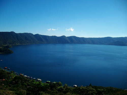 by Jamedirk on Flickr.Lago de Coatepeque is a large crater lake in the east part of the Coatepeque C