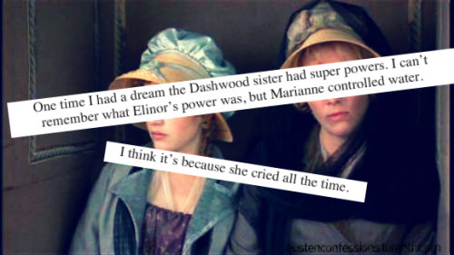 imnotacommittee: Yay! This is my confession. And I love the idea of Jane Austen superheroes. But I o