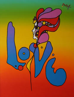sixotwoisthelife:  Love by Peter Max 