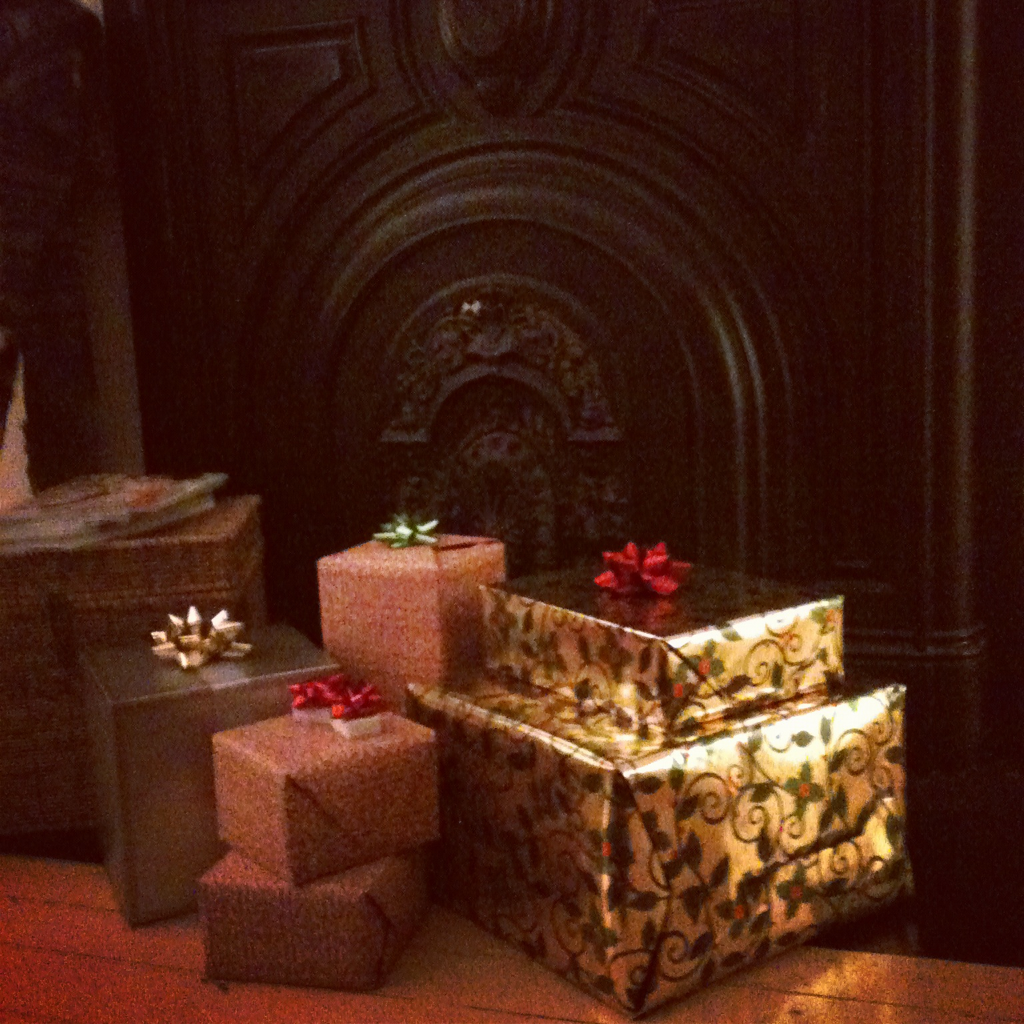 Finished wrapping my presents. Ready for Christmas!