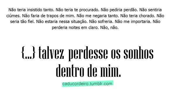 Eu sou intensa.