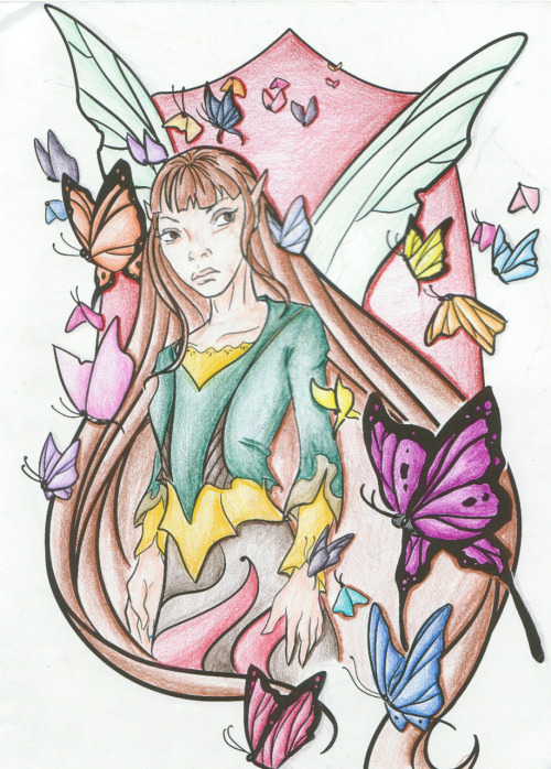 Set of faerie photos I coloured.