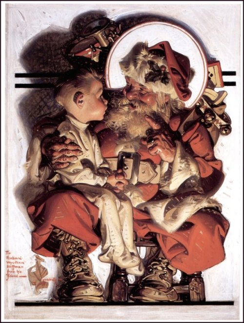 fuckyeahillustrativeart: Merry Christmas everyone! have some obligatory holiday J.C.Leyendecker illu