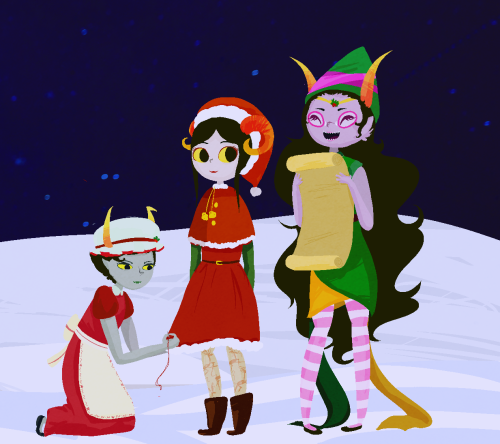 Merry Christmas and Happy Holidays everybody!!Wow this took a WHILE to actually finish and get somet