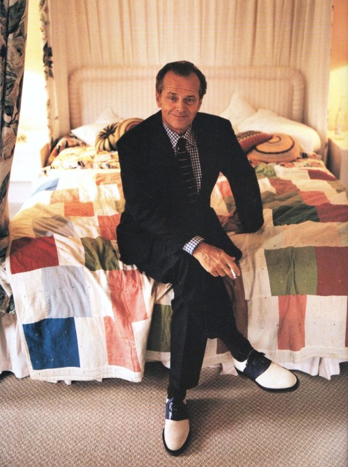 1994:  Jack Nicholson photographed by Peggy SerotaRole model.