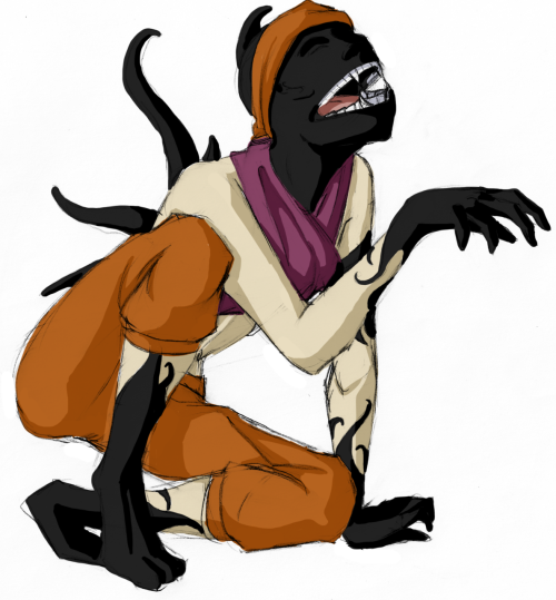The Second Stage Of The Witch-hunter's Corruption. The First Stage Is The Black Eyes And Face Cracking
