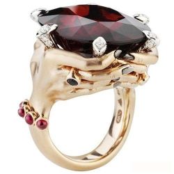 halotharfroggies:  jazykuun:  muirinn:  Stephen Webster’s Seven Deadly Sins collection. This is so amazing. The above ring is Wrath. Envy:  Gluttony:  Greed:  Lust:  Pride:  Sloth:   Good god, these are beautifully crafted and made! The details are