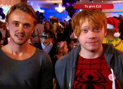  Rupert: When the party’s over, we’re gonna spend Christmas at home with our