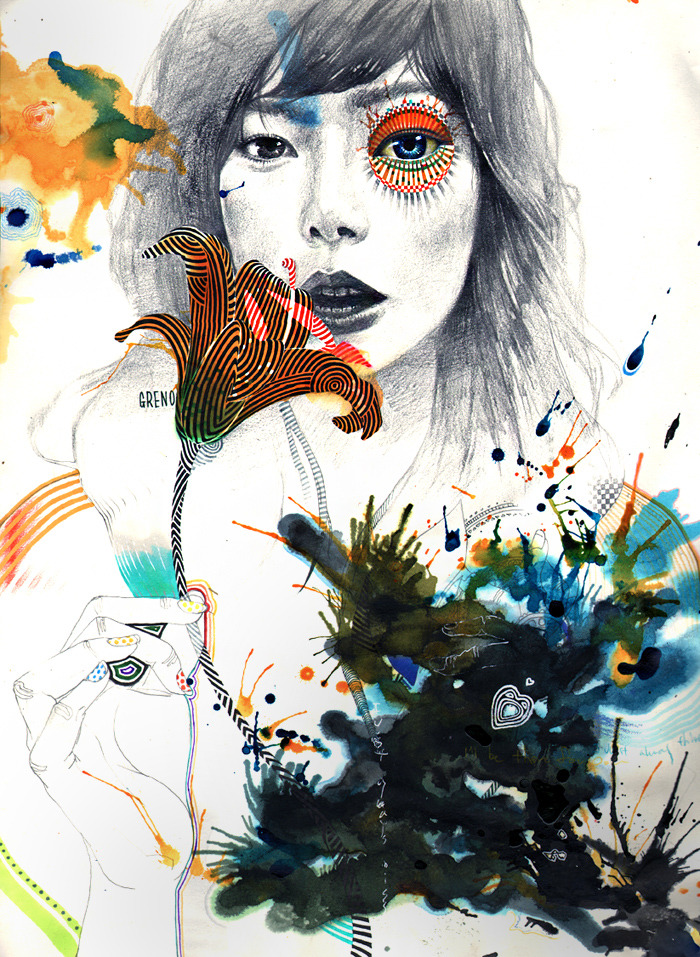 artchipel:  Minjae Lee - Flower (2010) 