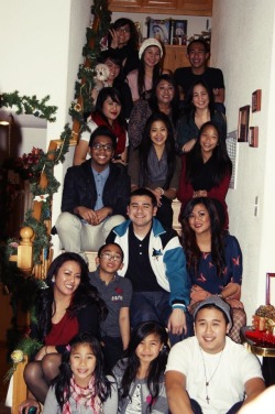 tacklynator:  erkdrade:  This isn’t even all of us, but I love my family to death. A bond like no other, Merry Christmas! ♥  This isn’t even 1/8 of my cousins. Love em so much! &lt;3  aww i miss you guys! haha whens the next family gathering?
