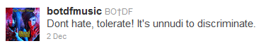 "I don't think Blood on the Dance Floor is inspirational."
