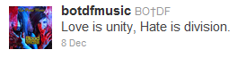 "I don't think Blood on the Dance Floor is inspirational."