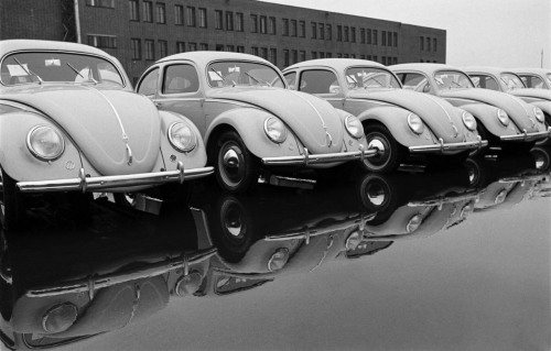 Porn VW photo by Walter Sanders, Wolfsburg 1951 photos