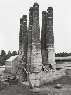 Lime Kilns, Brielle, Holland photo by Bernd &amp; Hilla Becher, 1968