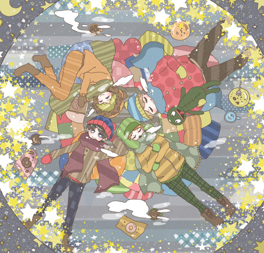 downtosouthpark:  ＊天体観測＊ by mzmz  omg why is this the cutest thing ever?