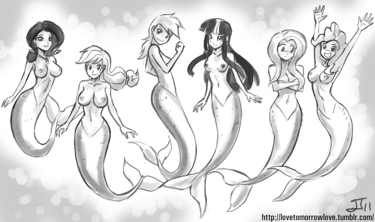 Yes the Mane6 as mermaids&hellip;